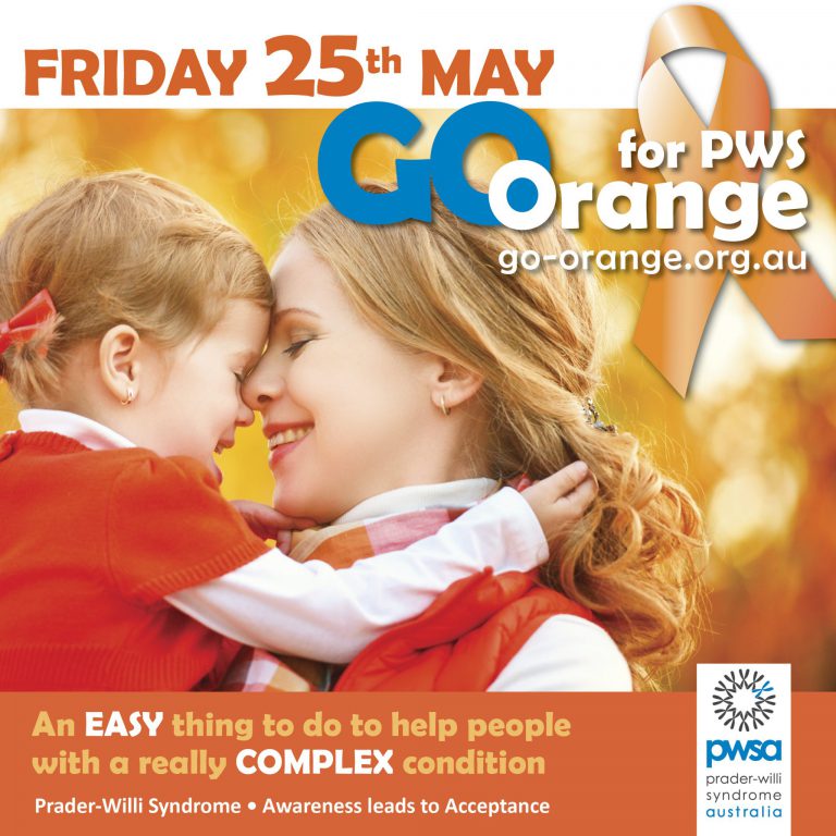 Go Orange for PWS Day PraderWilli Syndrome Association NZ